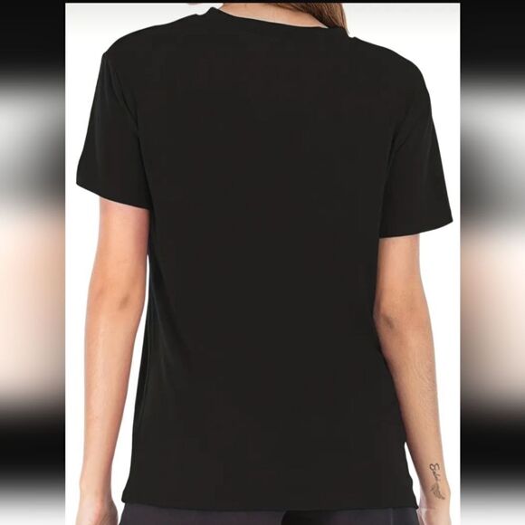 Women's Flag Print Crew Neck T-Shirt - Picture 3 of 3